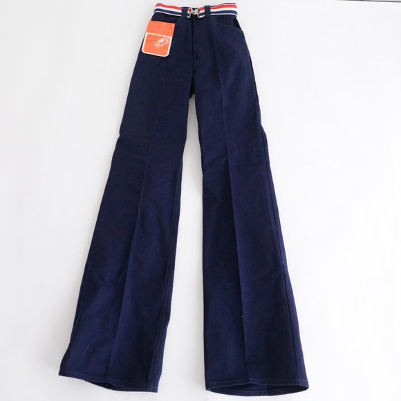 Vintage Great Western Garment Company 60's Dark Wash Straight Leg Jeans 27x34 - Picture 1 of 15